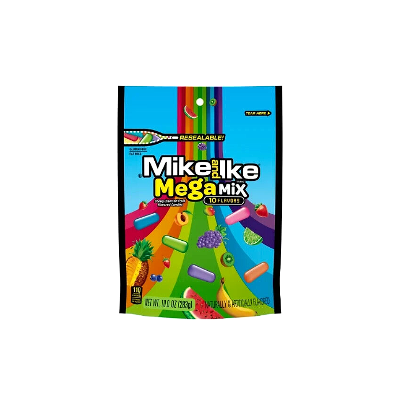Mike and Ike Mega Mix Candy Peg Bags 283g - 8ct