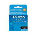 TROJAN - Classic Lubricated Latex Condoms - 6ct/3ea'