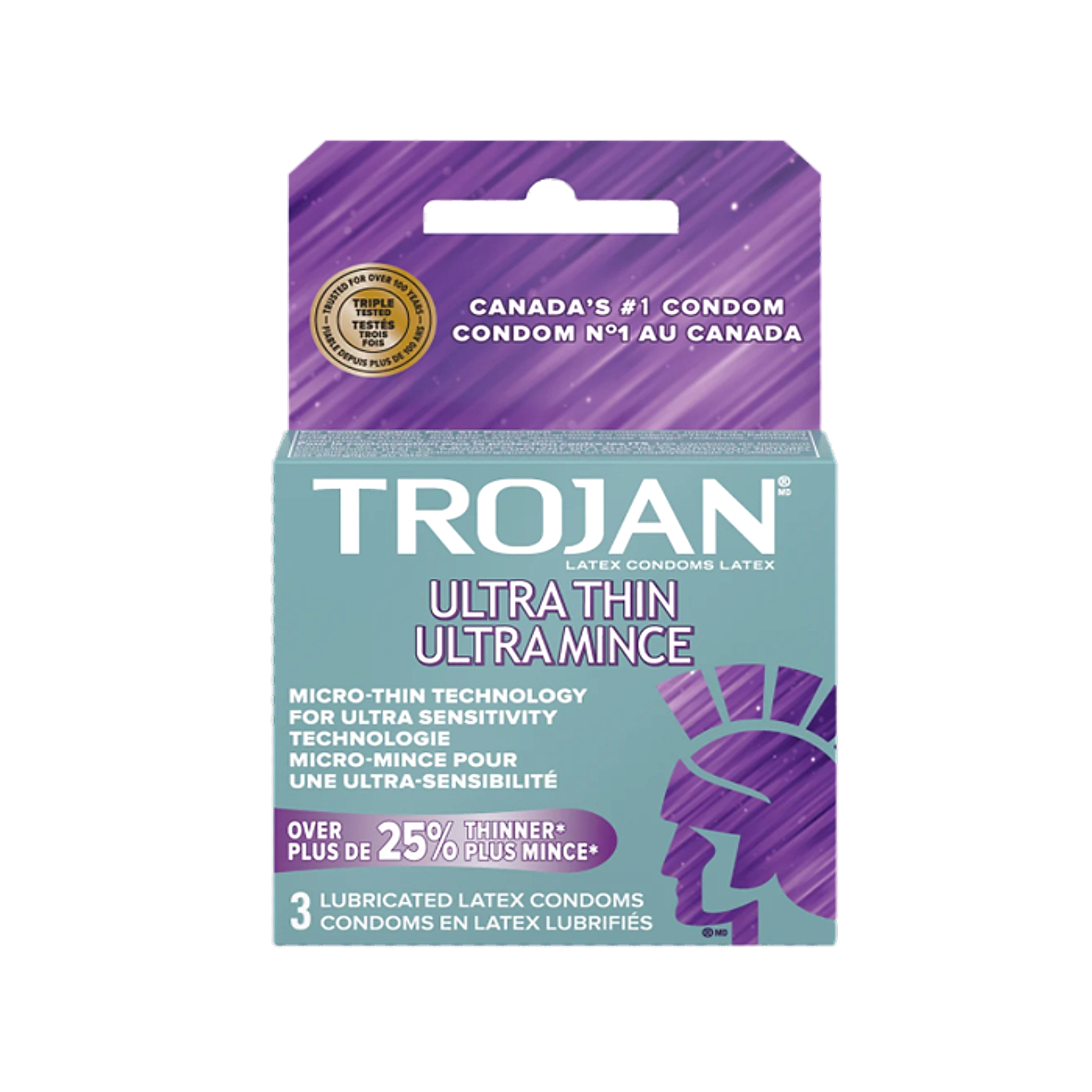 TROJAN - Ultra Thin Condoms - 6ct/3ea'