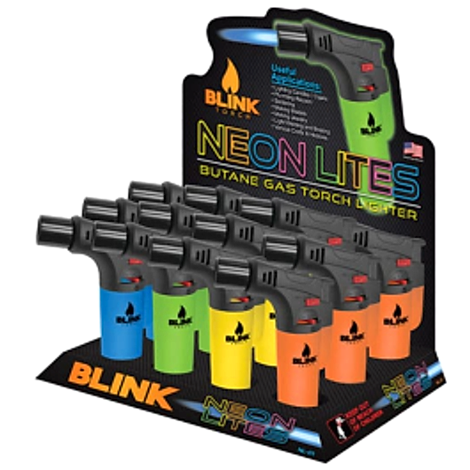 Blink Torch Lighter- Neon Lites- 12ct