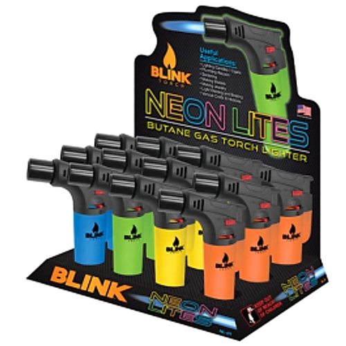 Blink Torch Lighter- Neon Lites- 12ct
