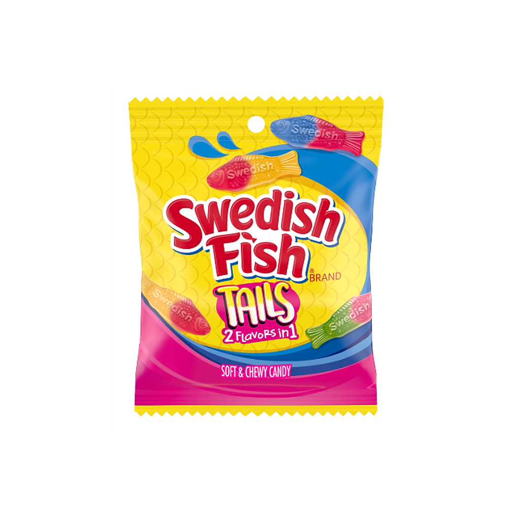 Swedish Fish Tails 2 Flavors in 1 - 12ct