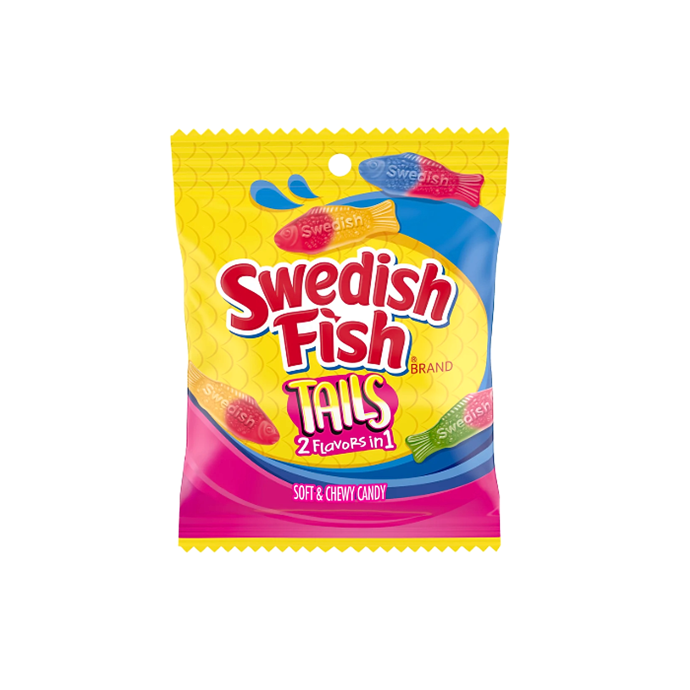 Swedish Fish Tails 2 Flavors in 1 - 12ct