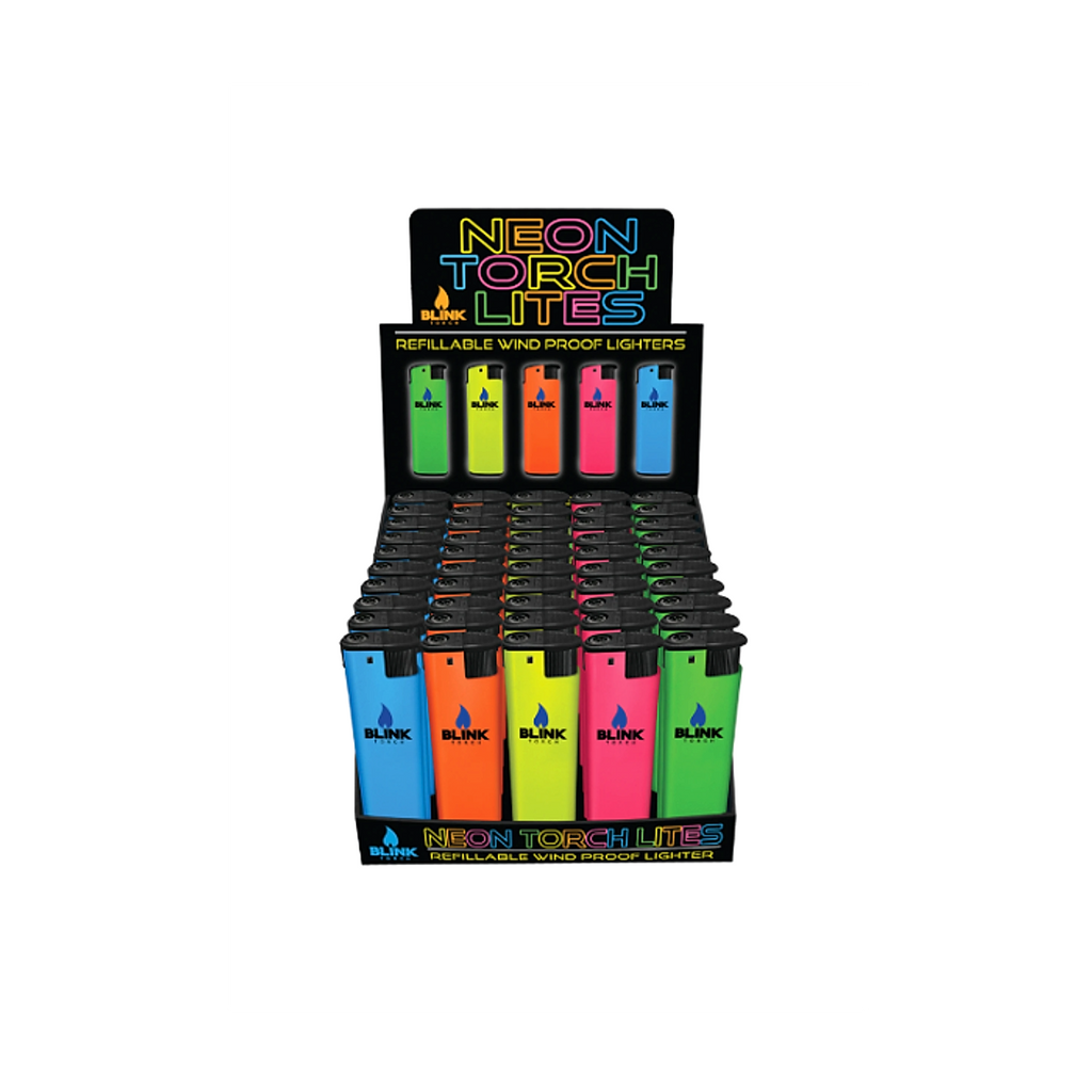 Blink - Neon Torch Lighters - 50ct