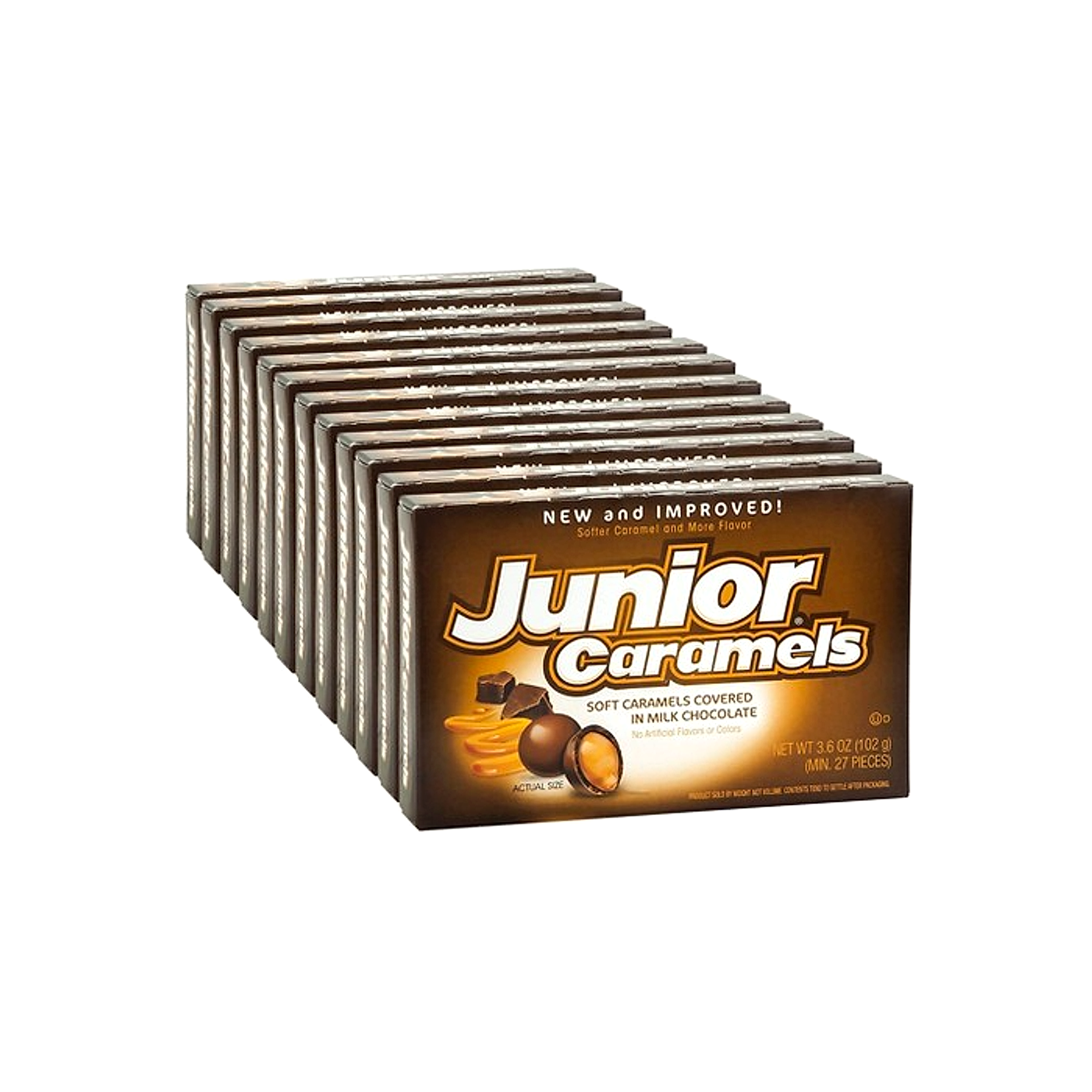 Junior Caramels Theater Box 100g - 12ct