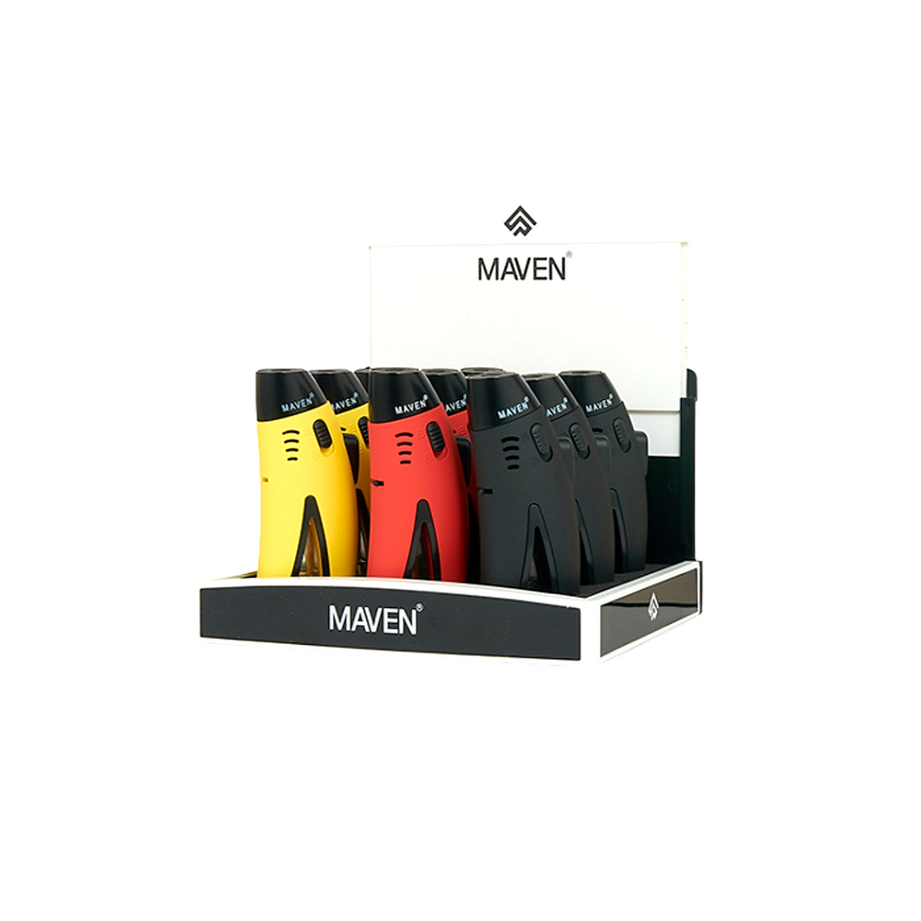 Maven Razor Pocket Torch Lighter - 9ct