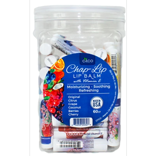 Citco Chap-Lip Lip Balm Jar - 60ct