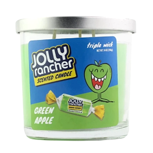 Jolly Rancher Green Apple 3 Wick Scented Candle - 14oz