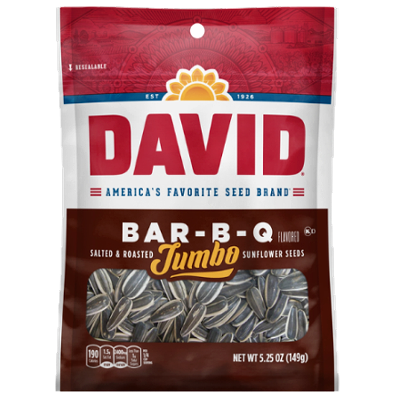 David Jumbo Seeds 149g - Bar-B-Q  - 12ct