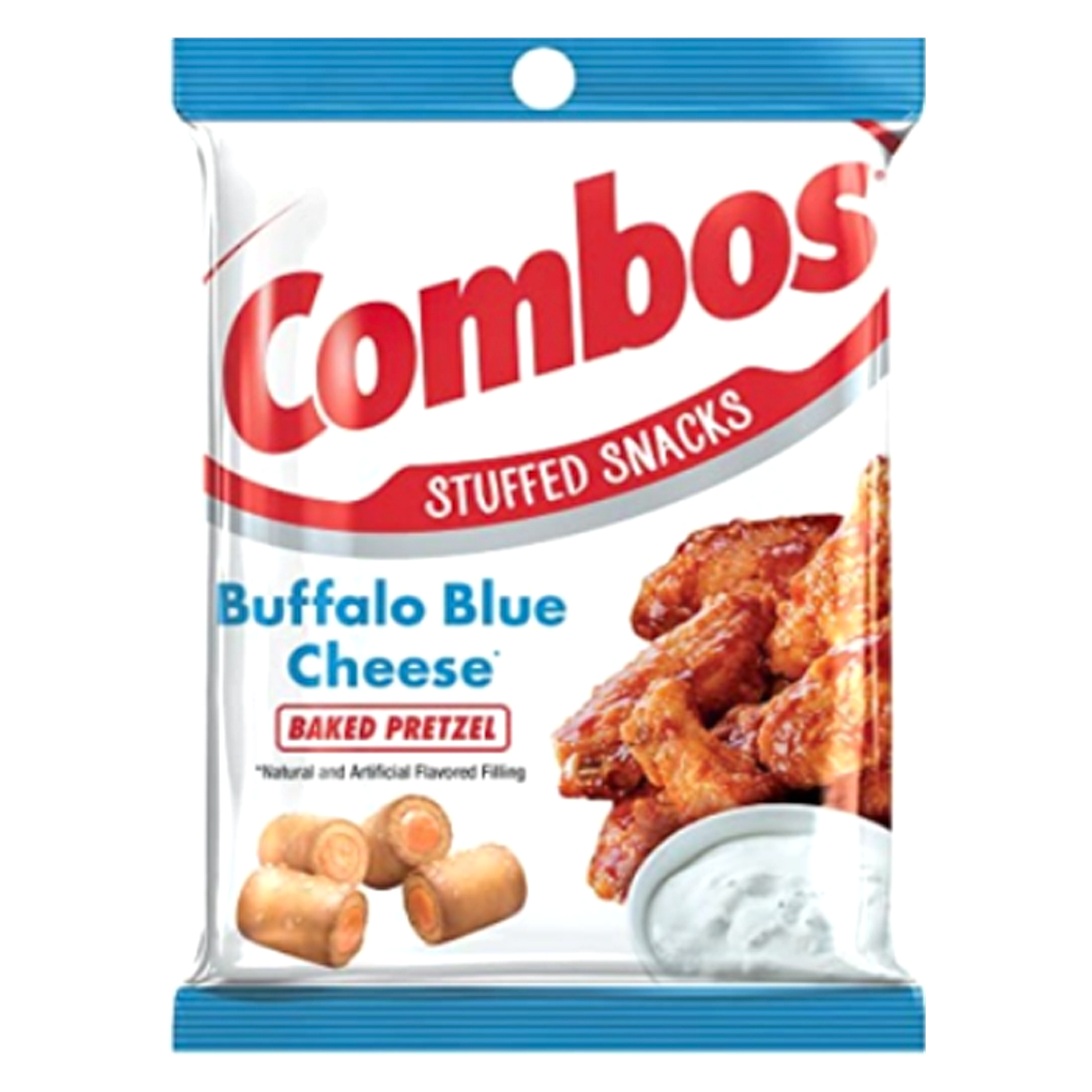 Combos Stuffed Snacks (Baked Pretzel) - Buffalo Blue Cheese - 178g -12ct