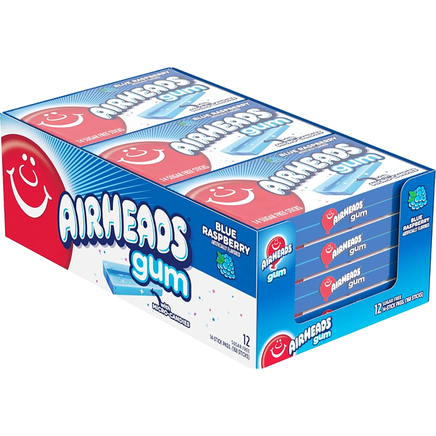 Airhead Gum - Blue Raspberry - 12ct
