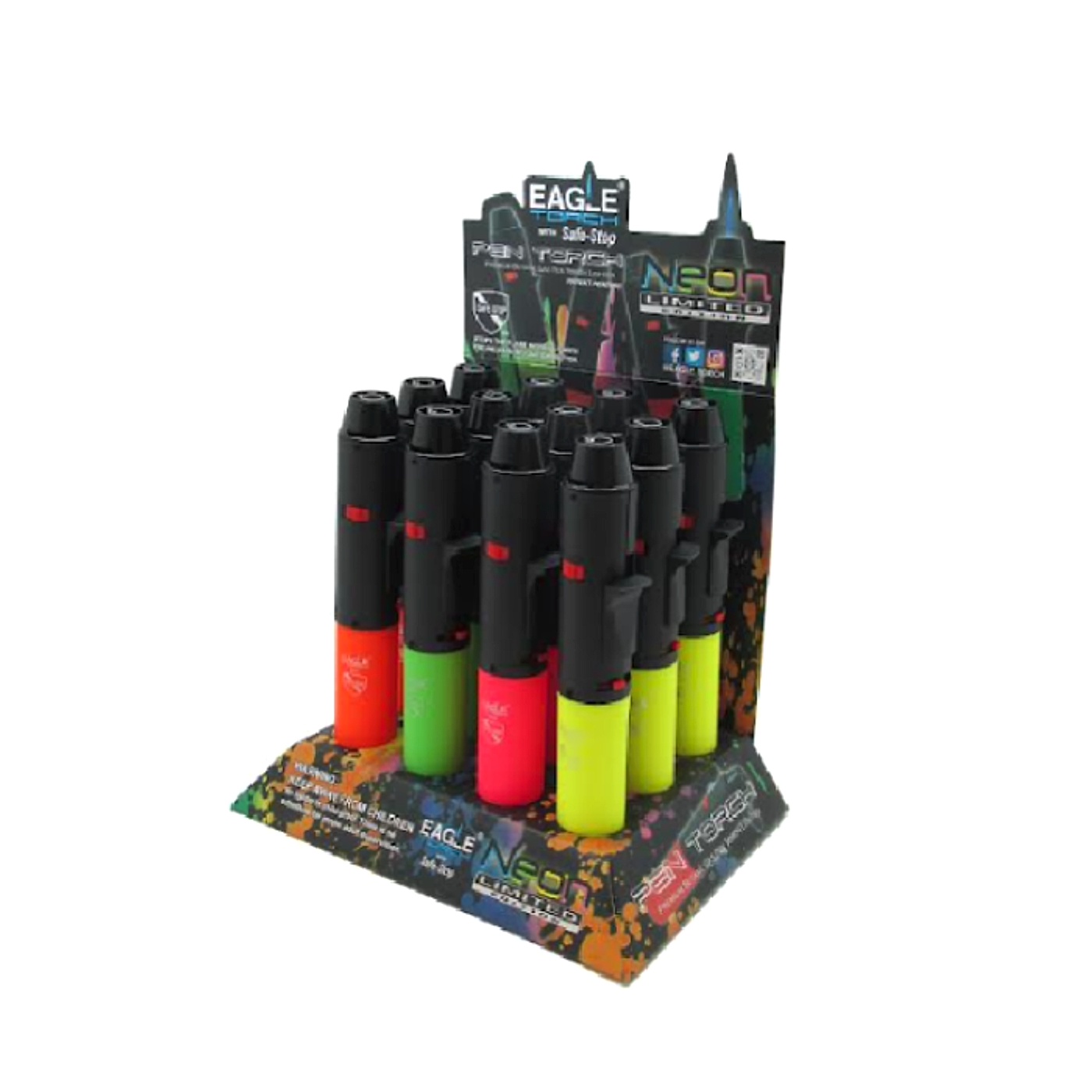 Eagle Pen Torch - Neon - 12ct