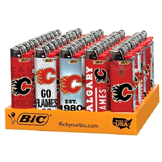Bic Calgary Flames Series Lighters - 50ct