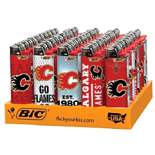 Bic Calgary Flames Series Lighters - 50ct