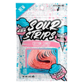 Sour Strips Candy Peg Bag - Cotton Candy - 97g -12ct