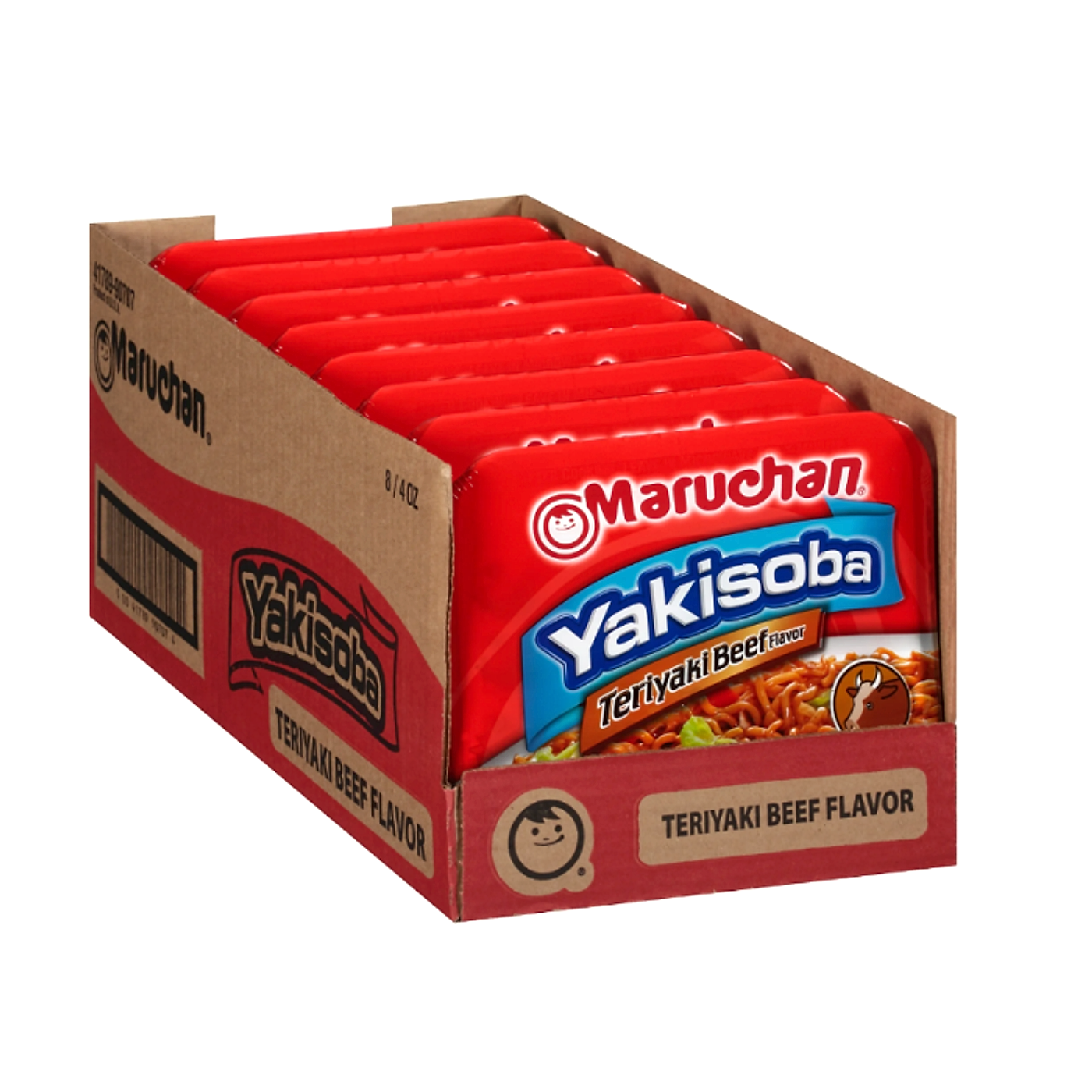 Yakisoba Noodles - Teriyaki Beef - 8ct