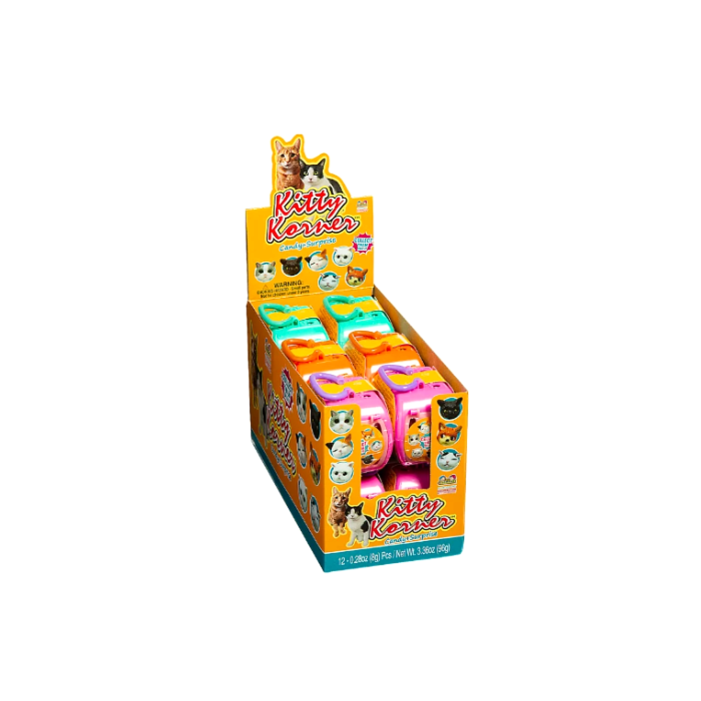 Kitty Korner Candy Surprise Toys 8g - 12ct