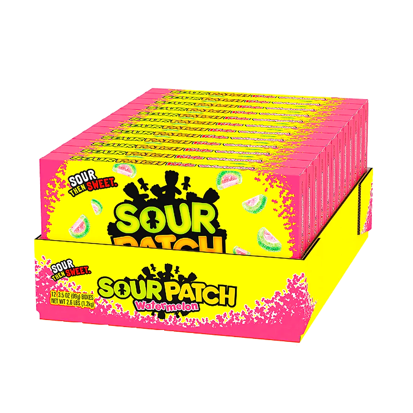 Sour Patch Kids Candy Theatre Box - Watermelon - 100g -12ct