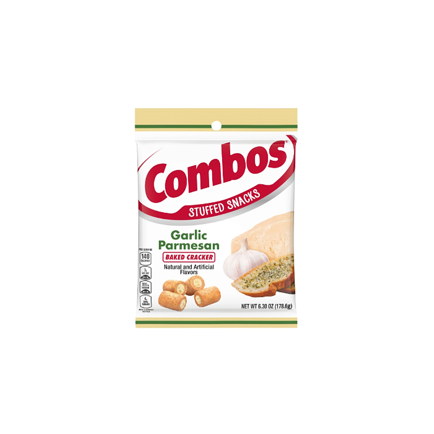 Combos Stuffed Snacks (Baked Cracker) - Garlic Parmesan - 178g -12ct