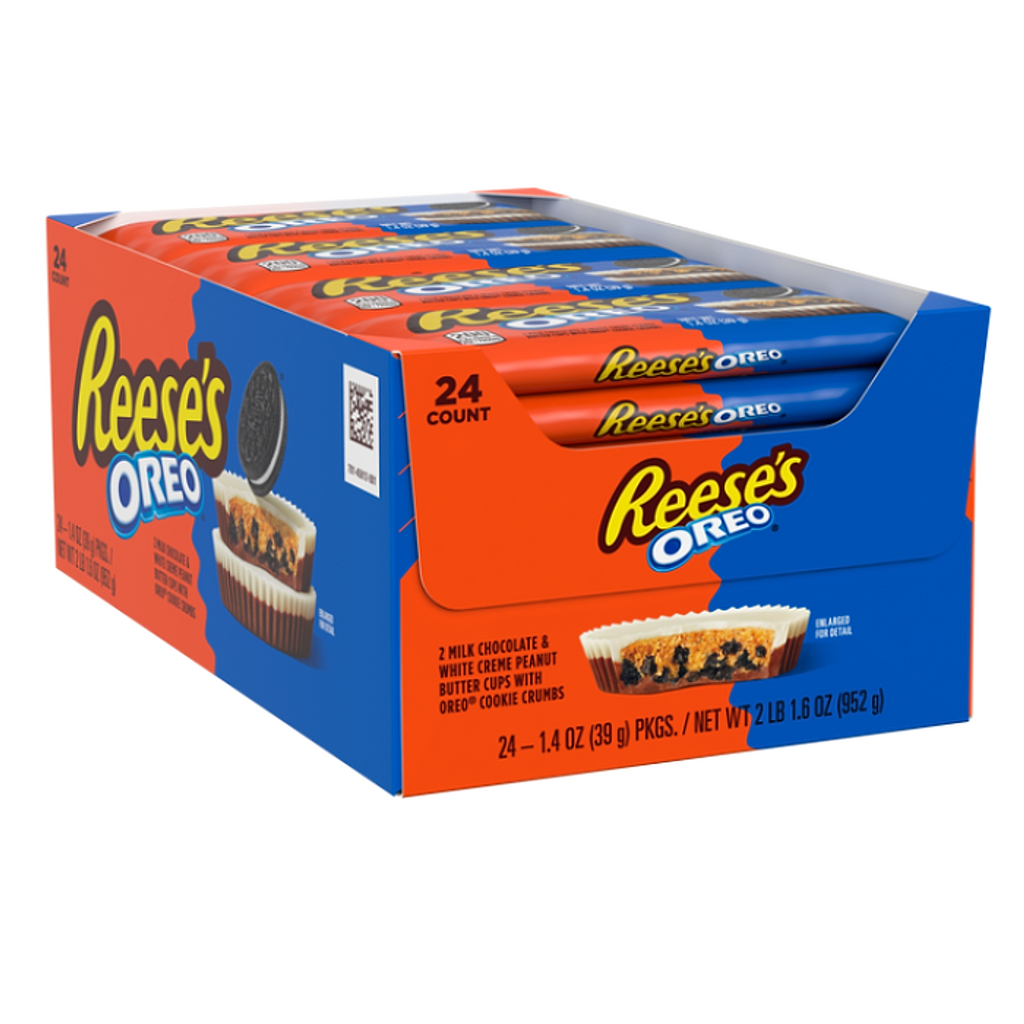Reese's Oreo Milk Chocolate Peanut Butter Cups - 952g - 24ct