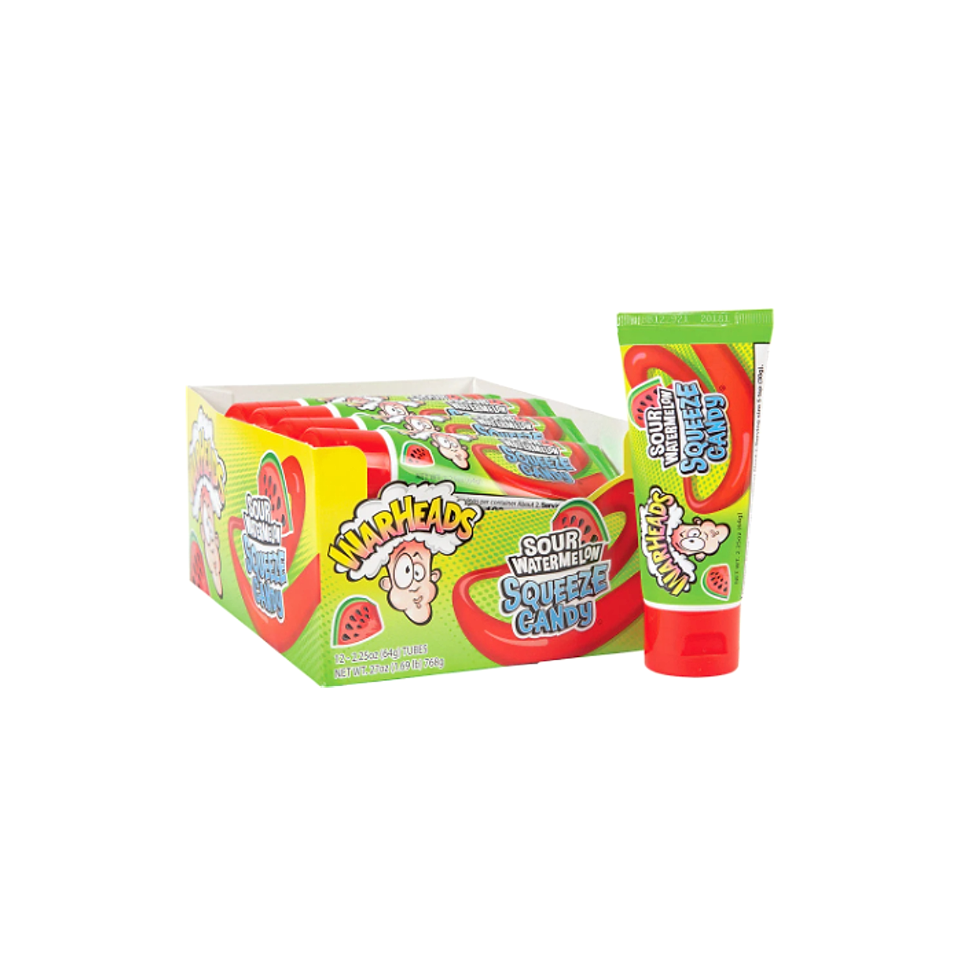 Warheads Squeeze Candy 64g - 12ct