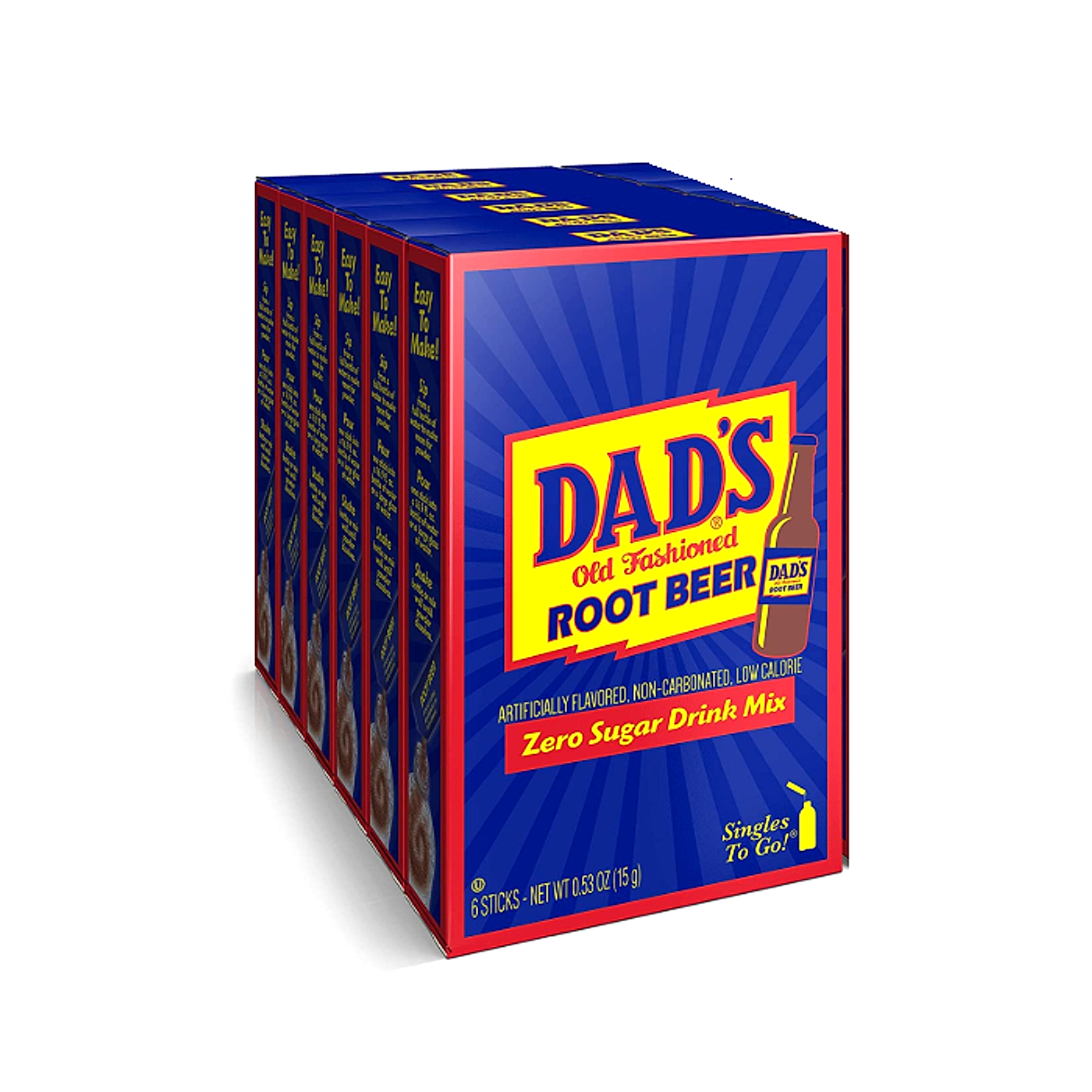 Dad's Old Fashioned Drink Mix - Root Beer - 6ct/6pk