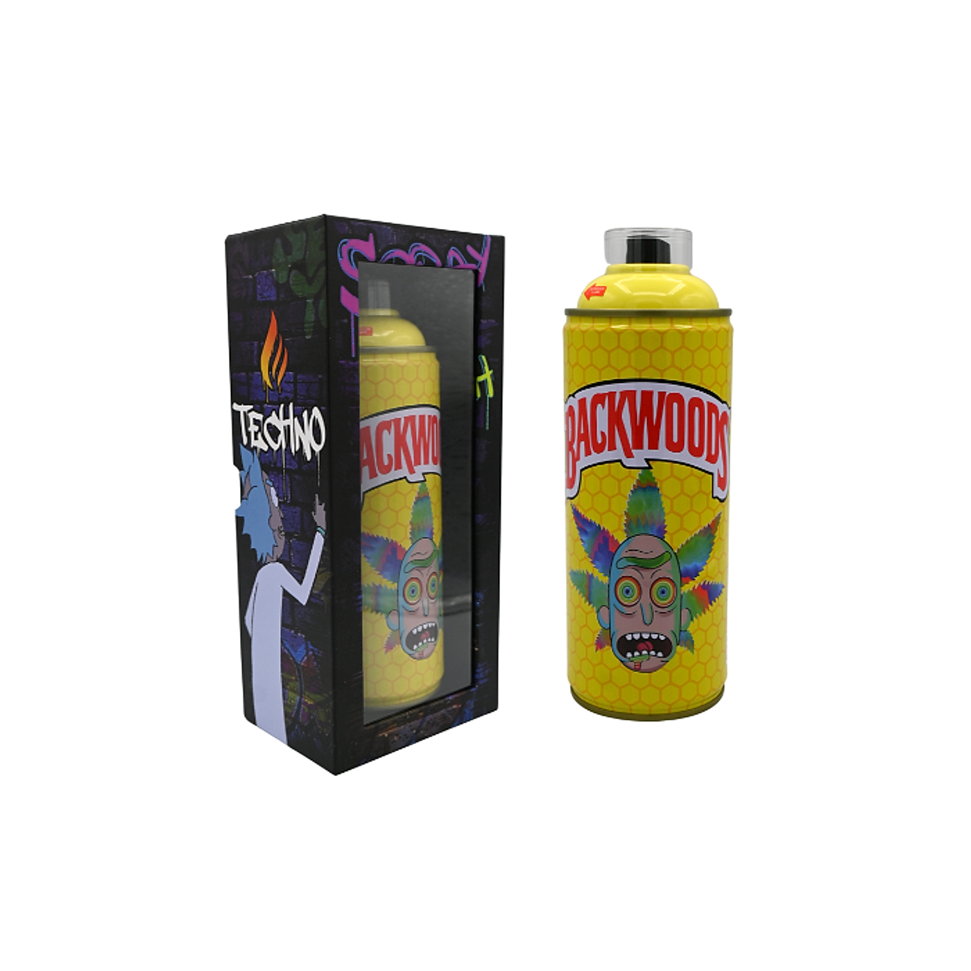 Techno 7.25" Spray Can Lighter in Gift Box
