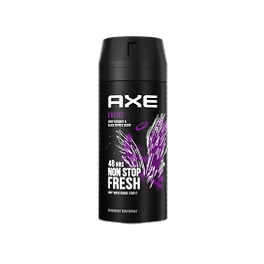 Axe Body Spray- Excite -150ml -6ct