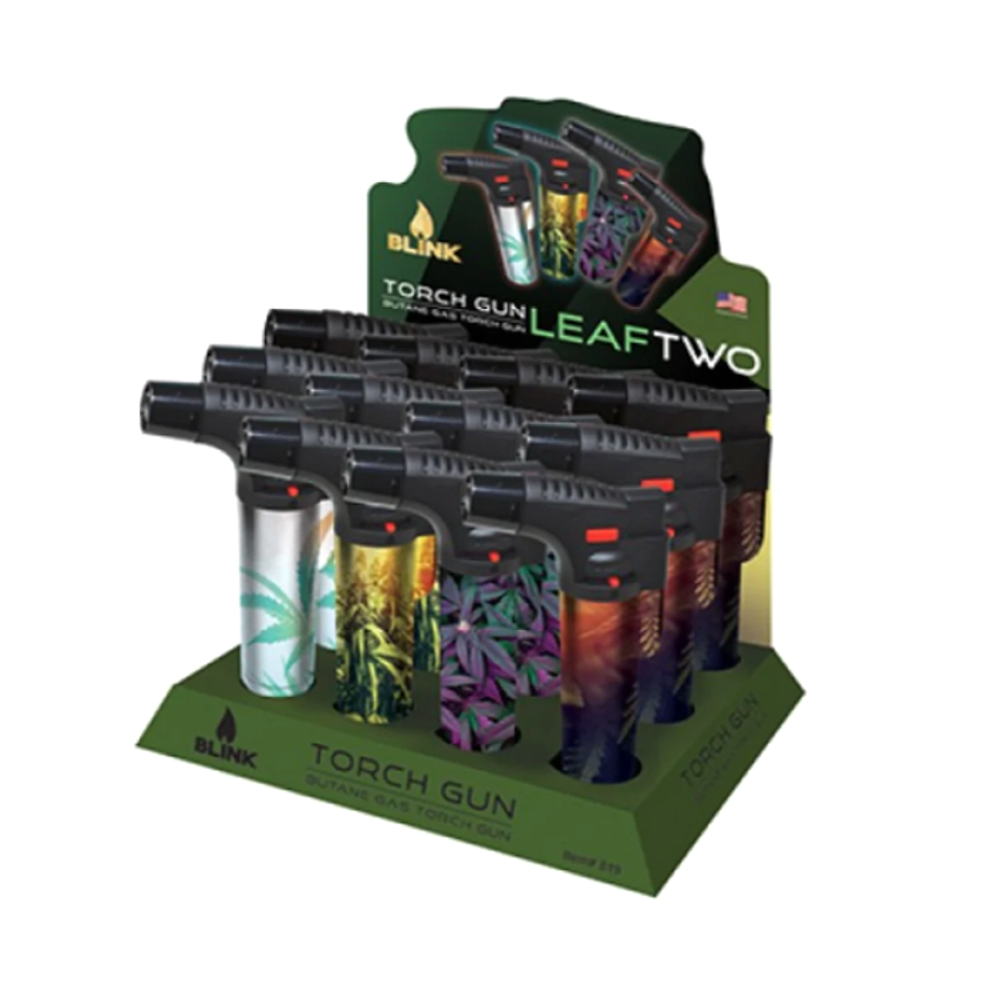 Blink Torch Gun - Leaf Two- 12ct