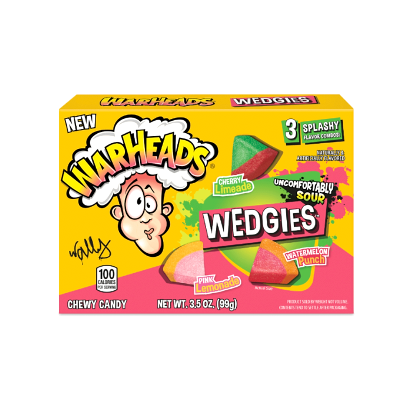Warheads Sour Wedgies Theatre Box - 100g -12ct