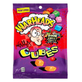 Warheads Sour Sweet Fruity Cubes Peg Bags - 170g -12ct