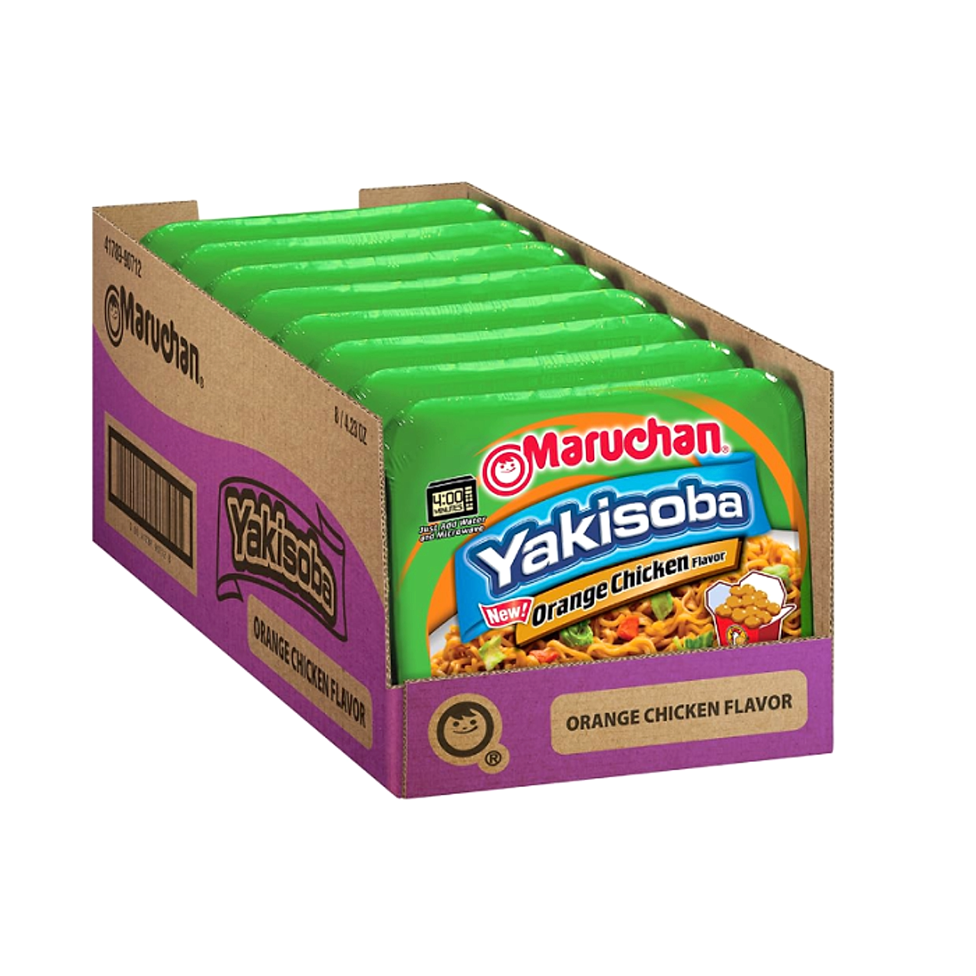 Yakisoba Noodles - Orange Chicken - 8ct