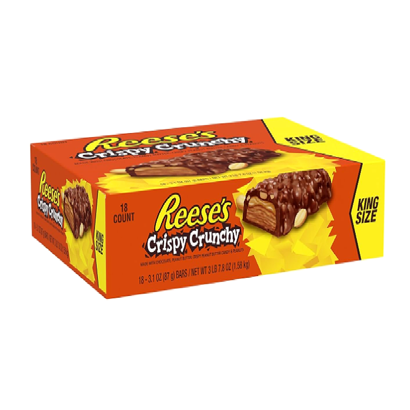 Reese's Crispy Crunchy King Size Bar 88g - 18ct