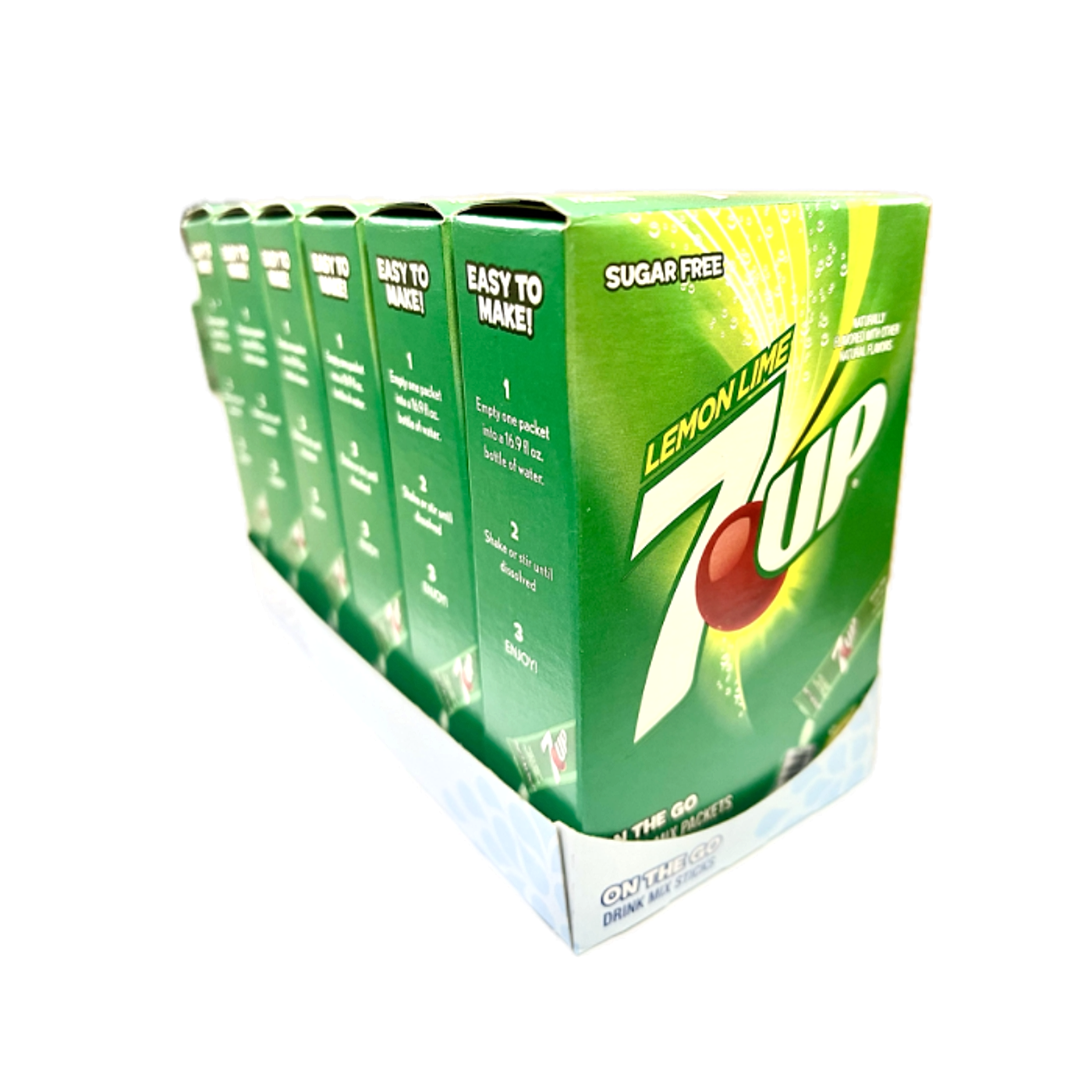 7 UP Sugar Free Drink Mix- Lemon Lime - 6ct/6pk