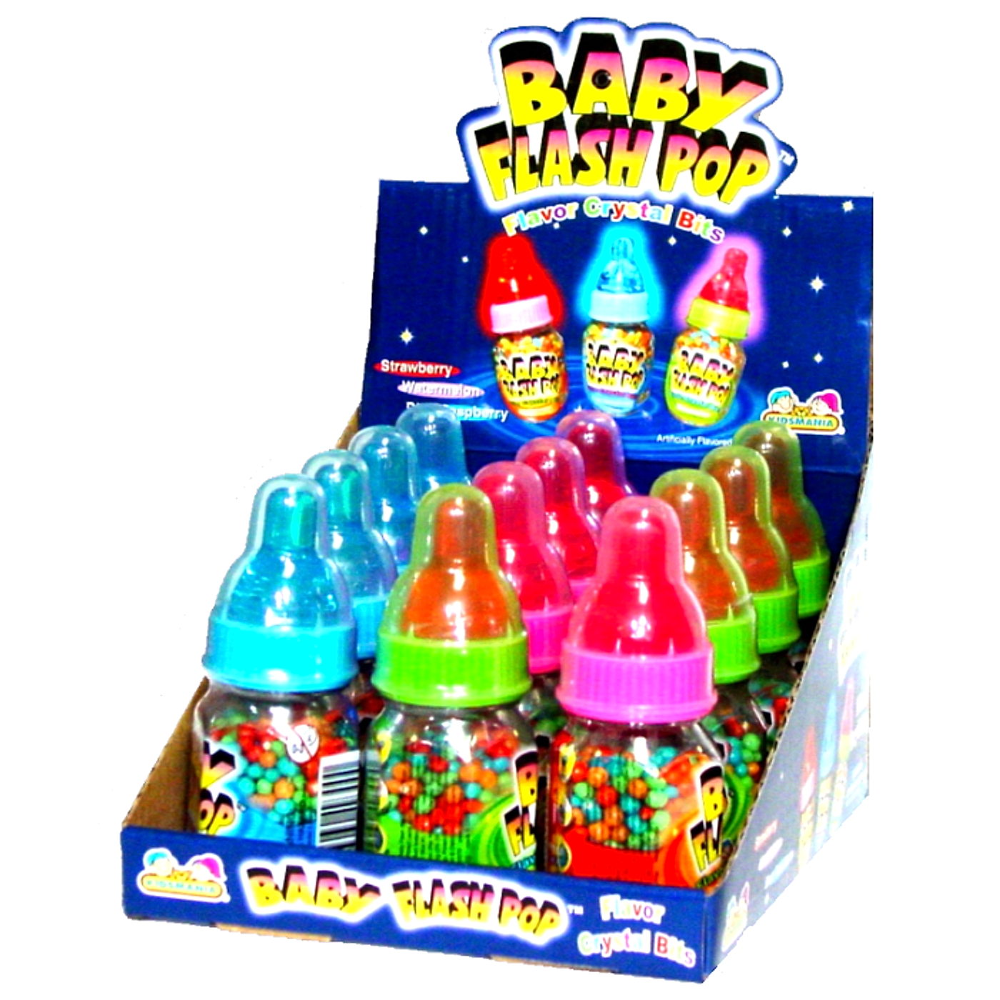 Baby Flash Pop Flavor Crystal Bits 46g - 12ct