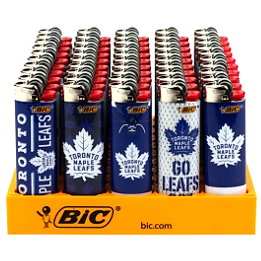 Bic Lighters Toronto Maple Leaf Series - 50ct