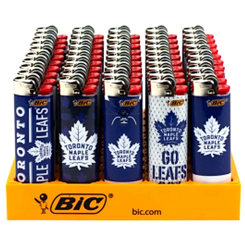 Bic Lighters Toronto Maple Leaf Series - 50ct