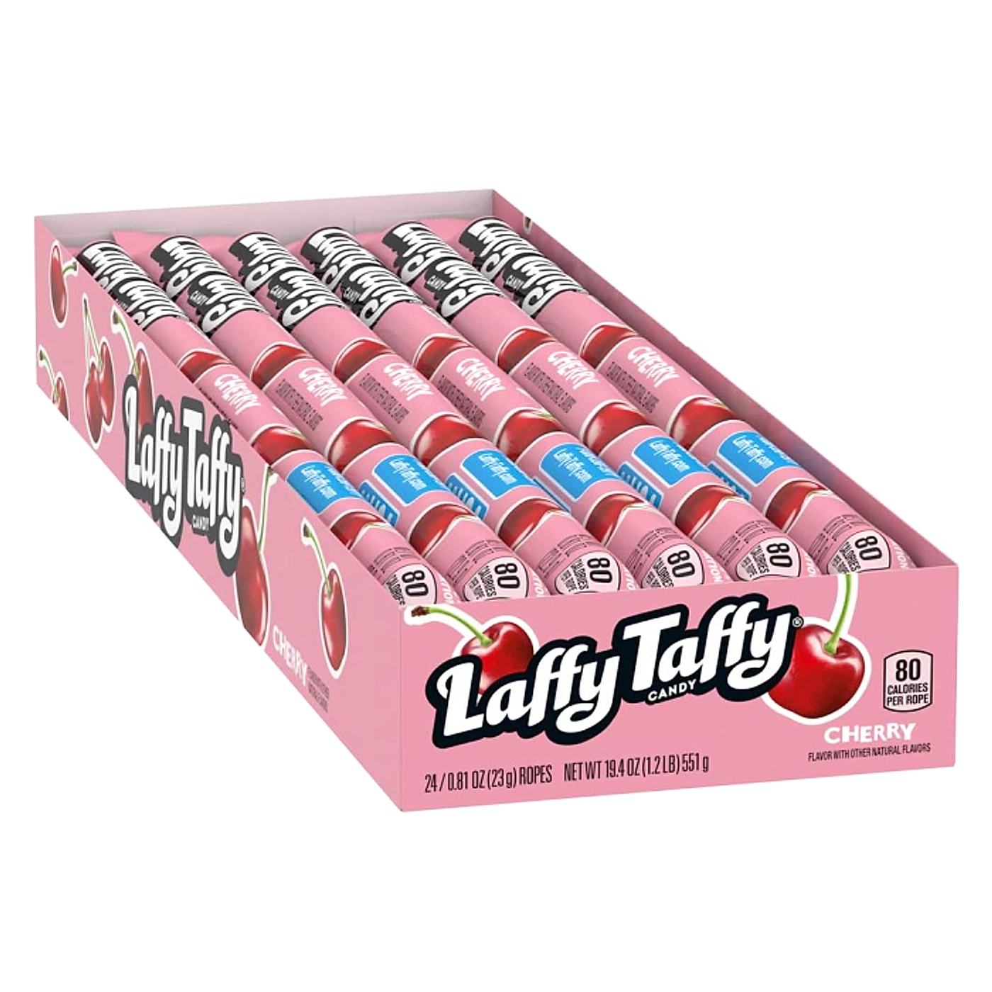 Laffy Taffy Rope Candy - Cherry - 23g -24ct