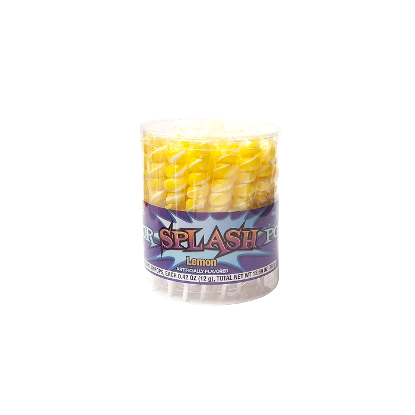 Color Splash Pops Tubes- Lemon - 12g -30ct