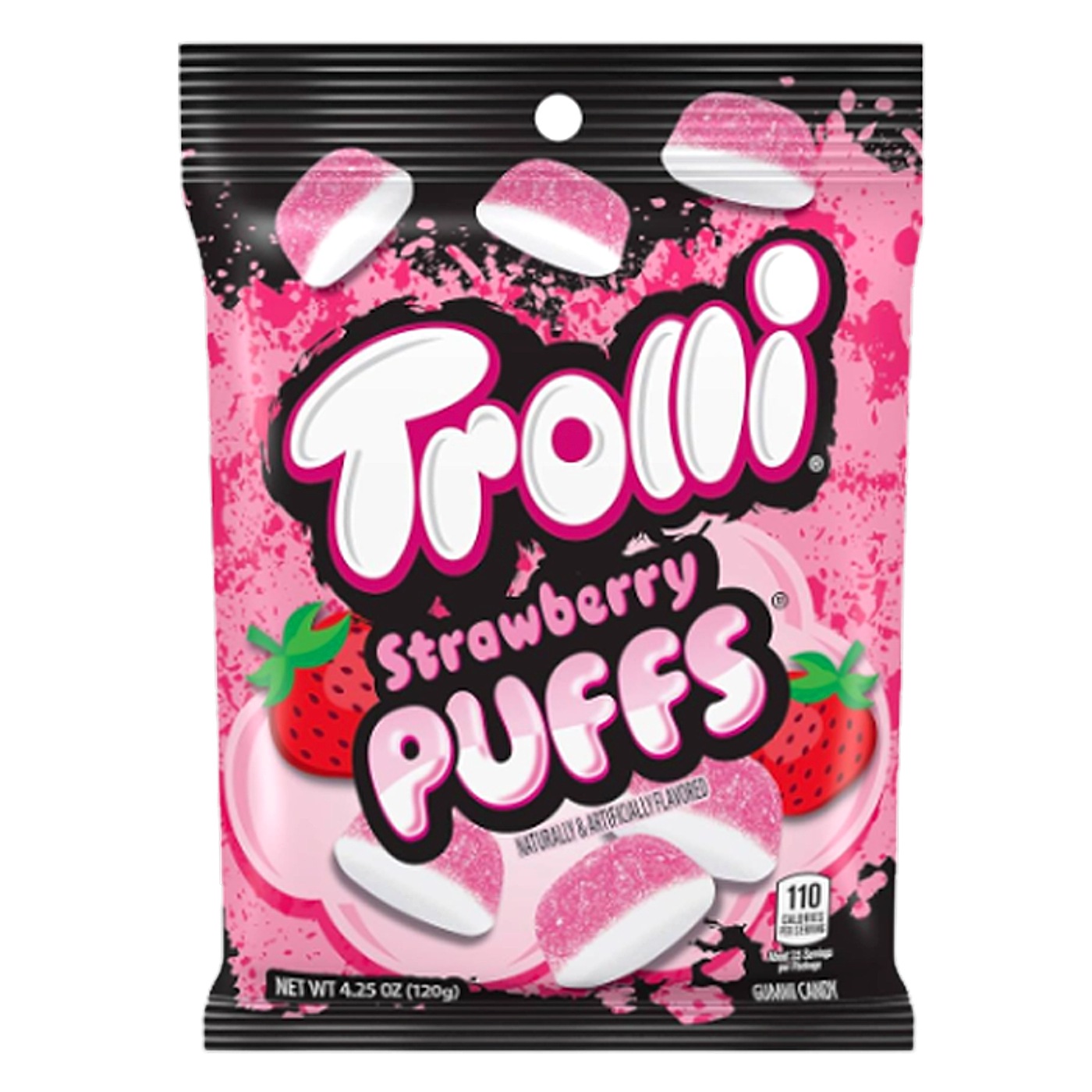 Trolli - Strawberry Puffs - 120g -12ct