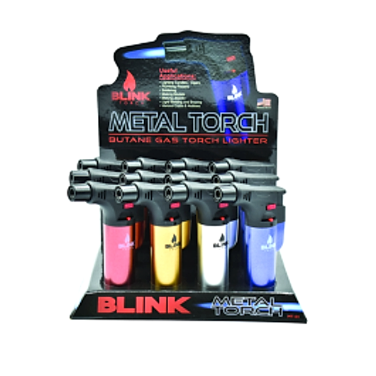 Blink Torch Lighter- Metal Torch- 12ct