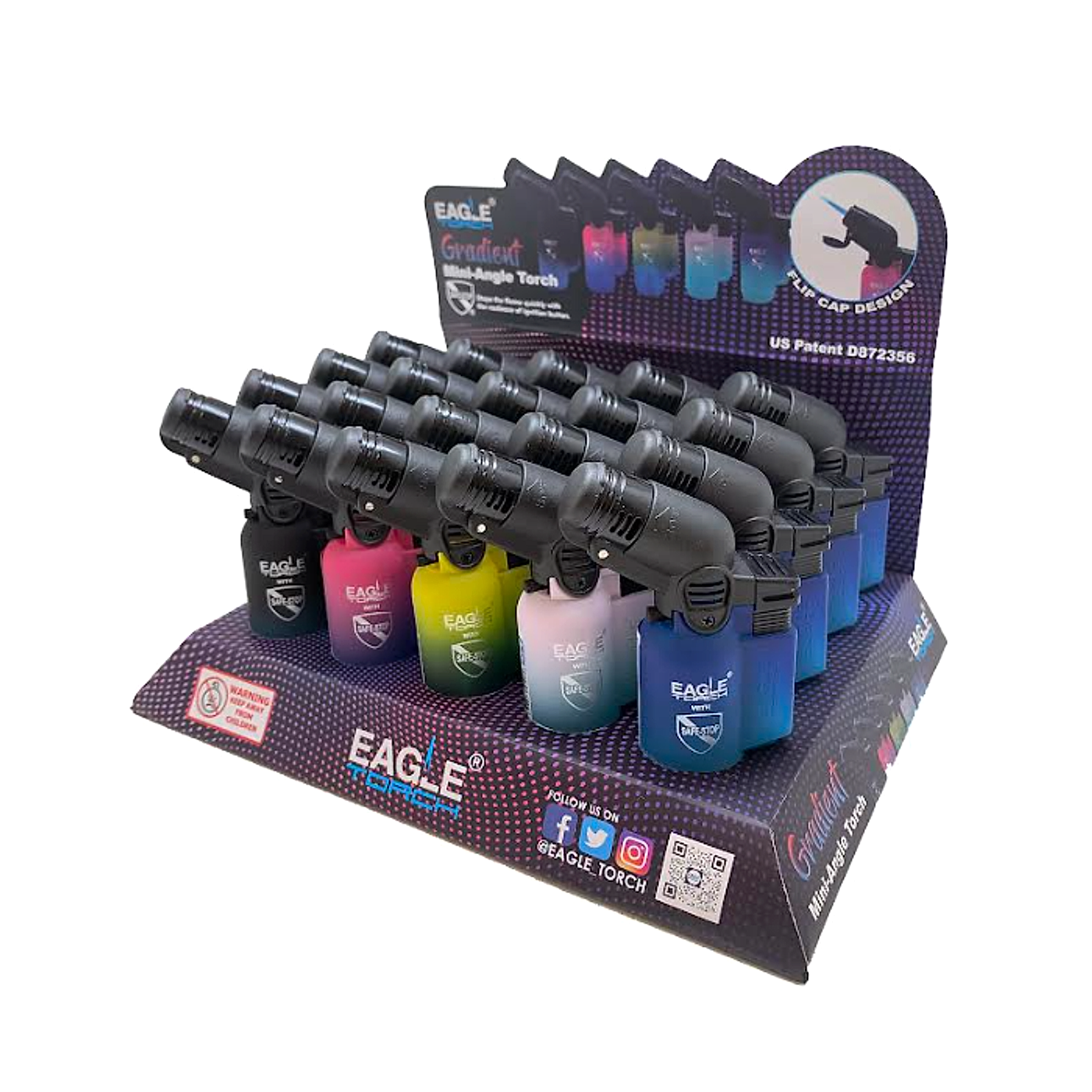 Eagle Torch - Gradient Mini- Angle Torch - 20ct