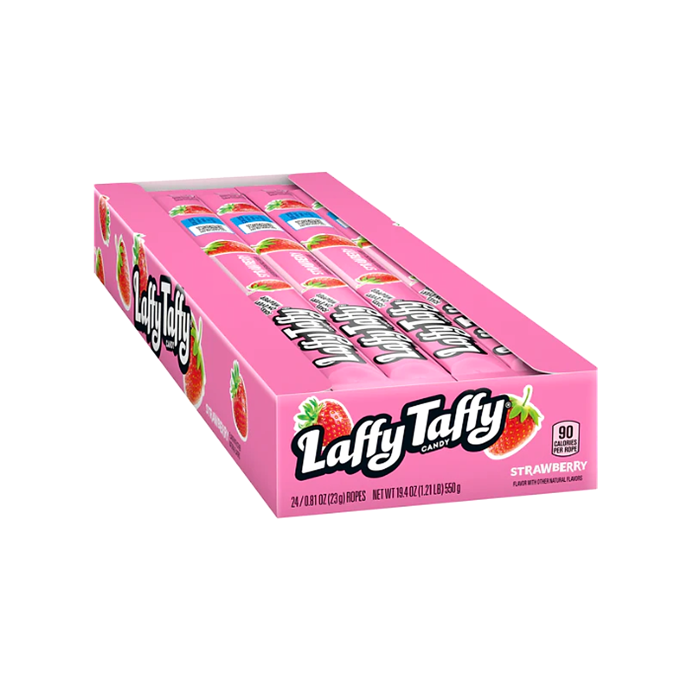 Laffy Taffy Rope Candy - Strawberry - 23g -24ct