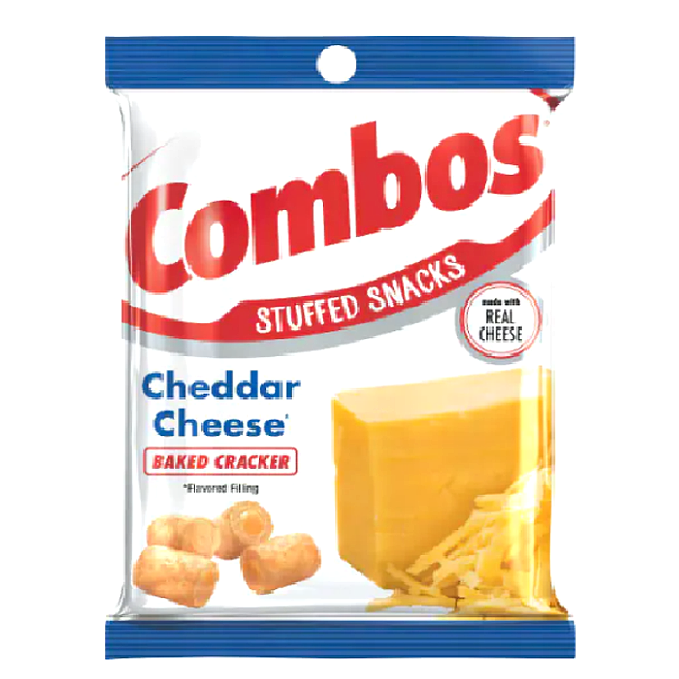 Combos Stuffed Snacks (Baked Cracker) - Cheddar Cheese - 178g -12ct