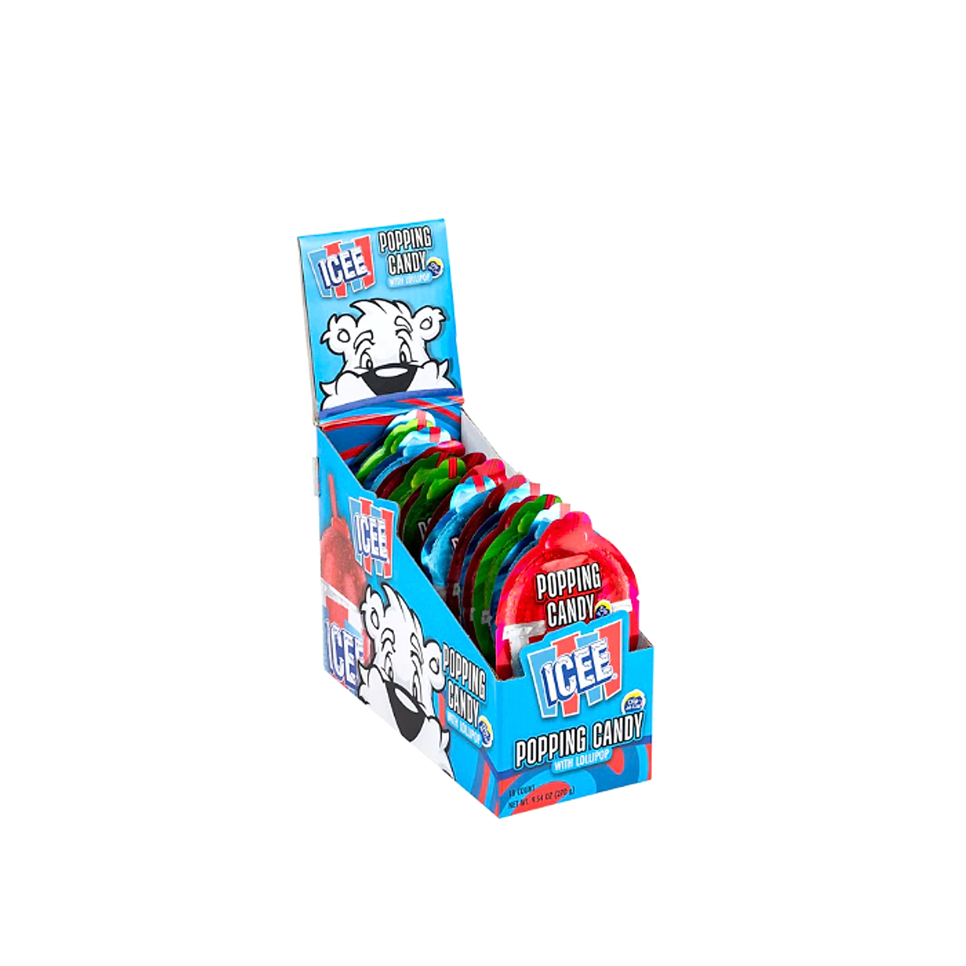 Icee Popping Candy with Lollipop - 12ct