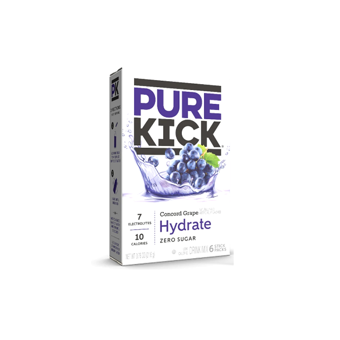 Pure Kick Energy Drink Mix- Concord Grape - 6ct/6pk