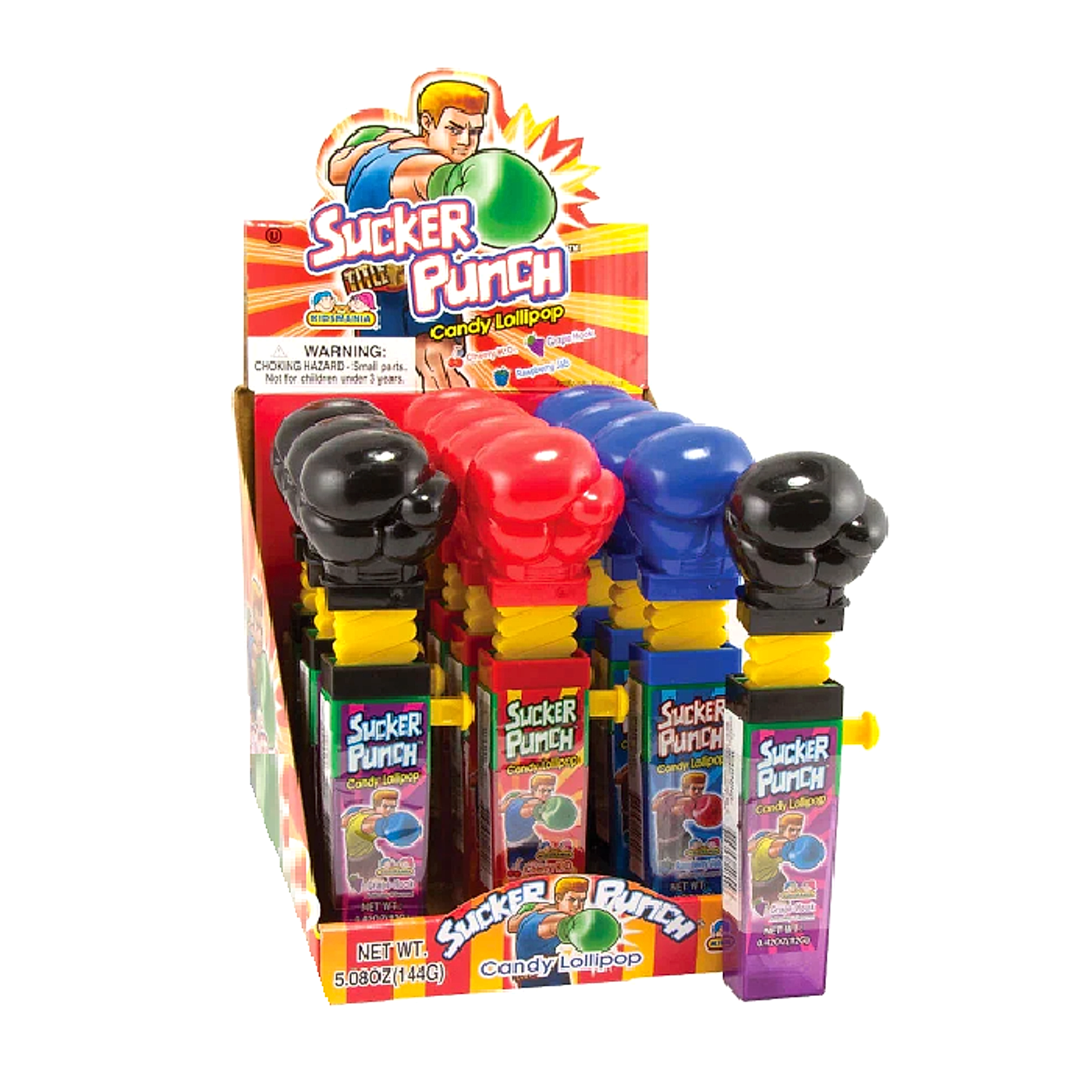 Sucker Punch Candy Lollipop 17g - 12ct