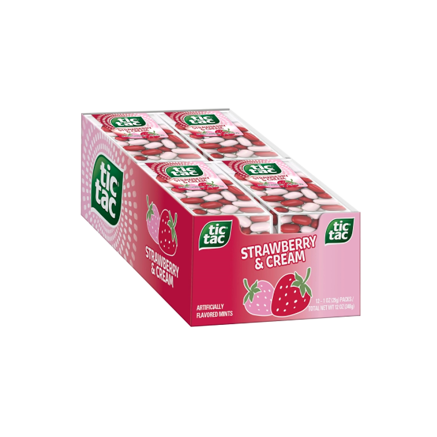 Tic-tac - Strawberry & Cream - 12ct
