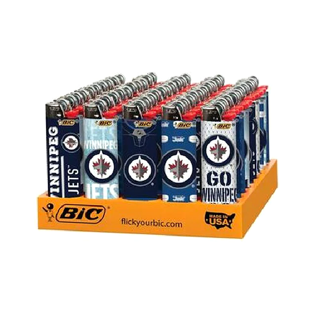 Bic Winnipeg Jets Series Lighters -50ct