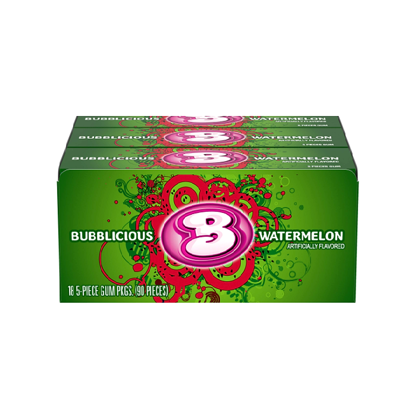 Bubblicious Gum - Watermelon - 18ct
